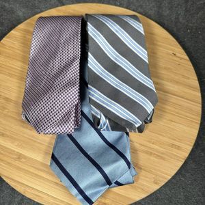 Neck‎ Ties Brooks Brothers Lot Of 3 100% Silk Made in USA Makers Merchants